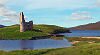 The ruins of Ardvreck Castle